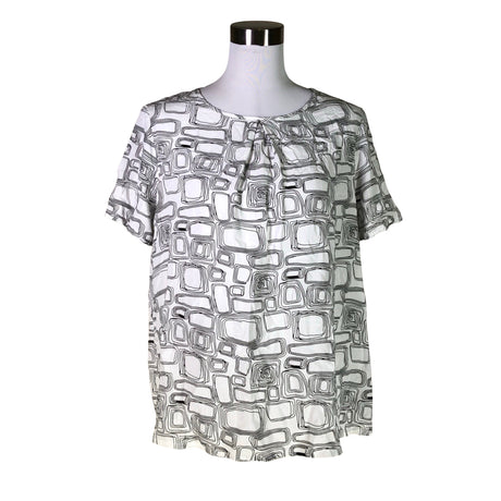 Unisex S.T.I - Lühikeste käistega pluus, suurus 40 - Valge ()