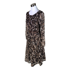 Unisex Michaela Louisa - Trikotaažist kleit, suurus 36 - Pruun (3)