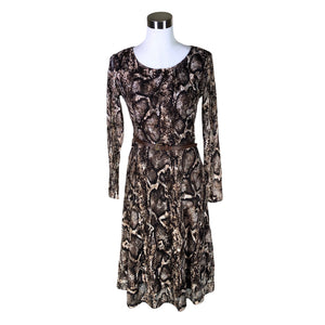 Unisex Michaela Louisa - Trikotaažist kleit, suurus 36 - Pruun (1)