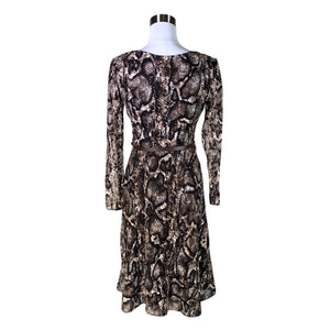 Unisex Michaela Louisa - Trikotaažist kleit, suurus 36 - Pruun (2)