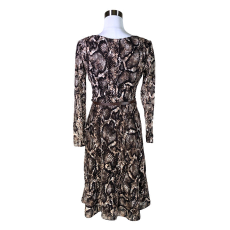 Unisex Michaela Louisa - Trikotaažist kleit, suurus 36 - Pruun (2)