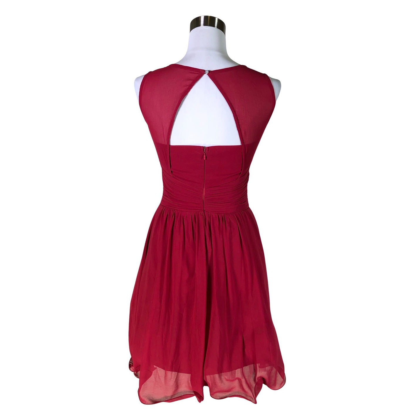 Unisex Little Mistress London - Pidulik kleit, suurus 38 - Veinipunane (2)