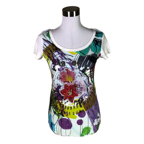 Unisex Desigual - T-särk, suurus 36 - Valge ()