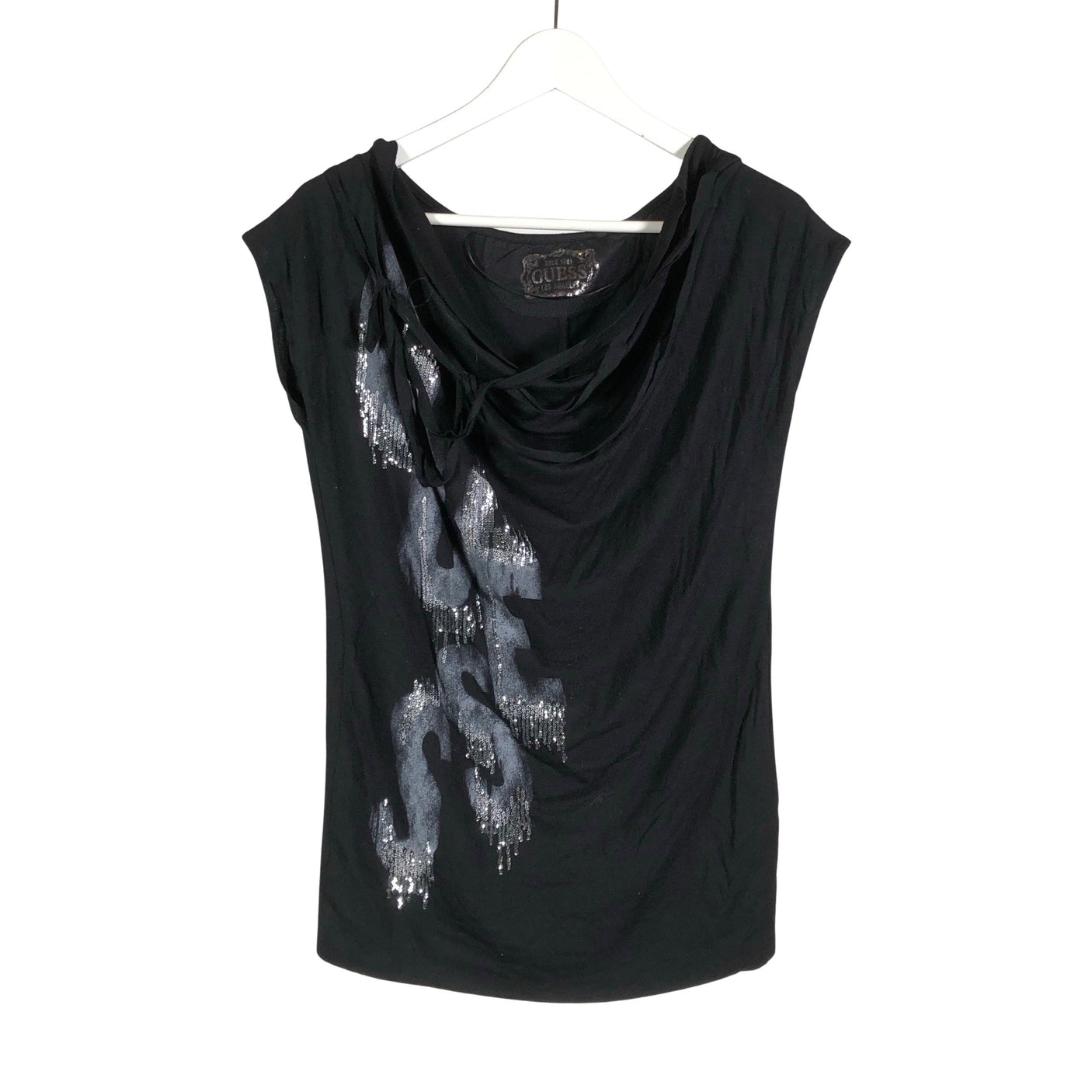 Unisex Guess - T-särk, suurus 38 - Must (1)