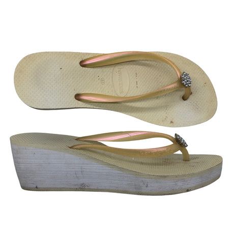 Unisex Havaianas - Plätud, suurus 37 - Beige ()