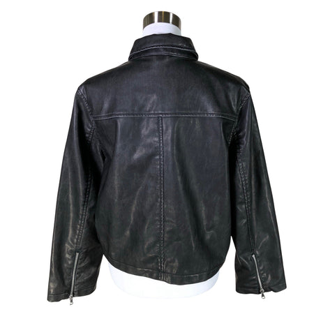 Unisex Lindex - Nahkatakki, koko 38 -  (2)