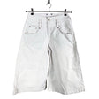 Unisex Herrlicher - Teksast poolpikad püksid, suurus W26 - Valge ()