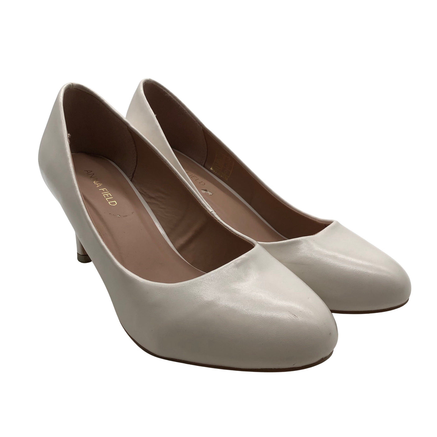 Unisex Anna Field - Kontsakingad, suurus 39 - Looduslik valge (2)