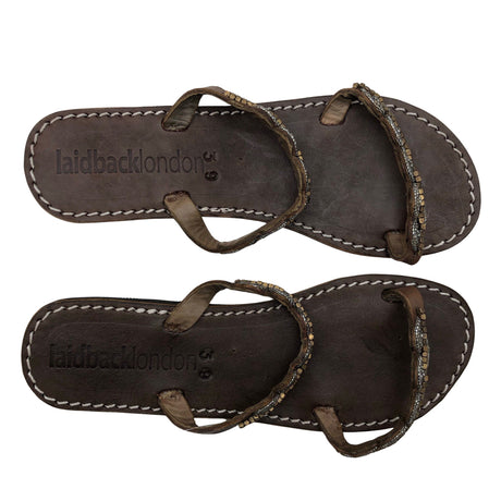 Unisex Laidbacklondon - Rihmikud, suurus 39 - Pruun ()