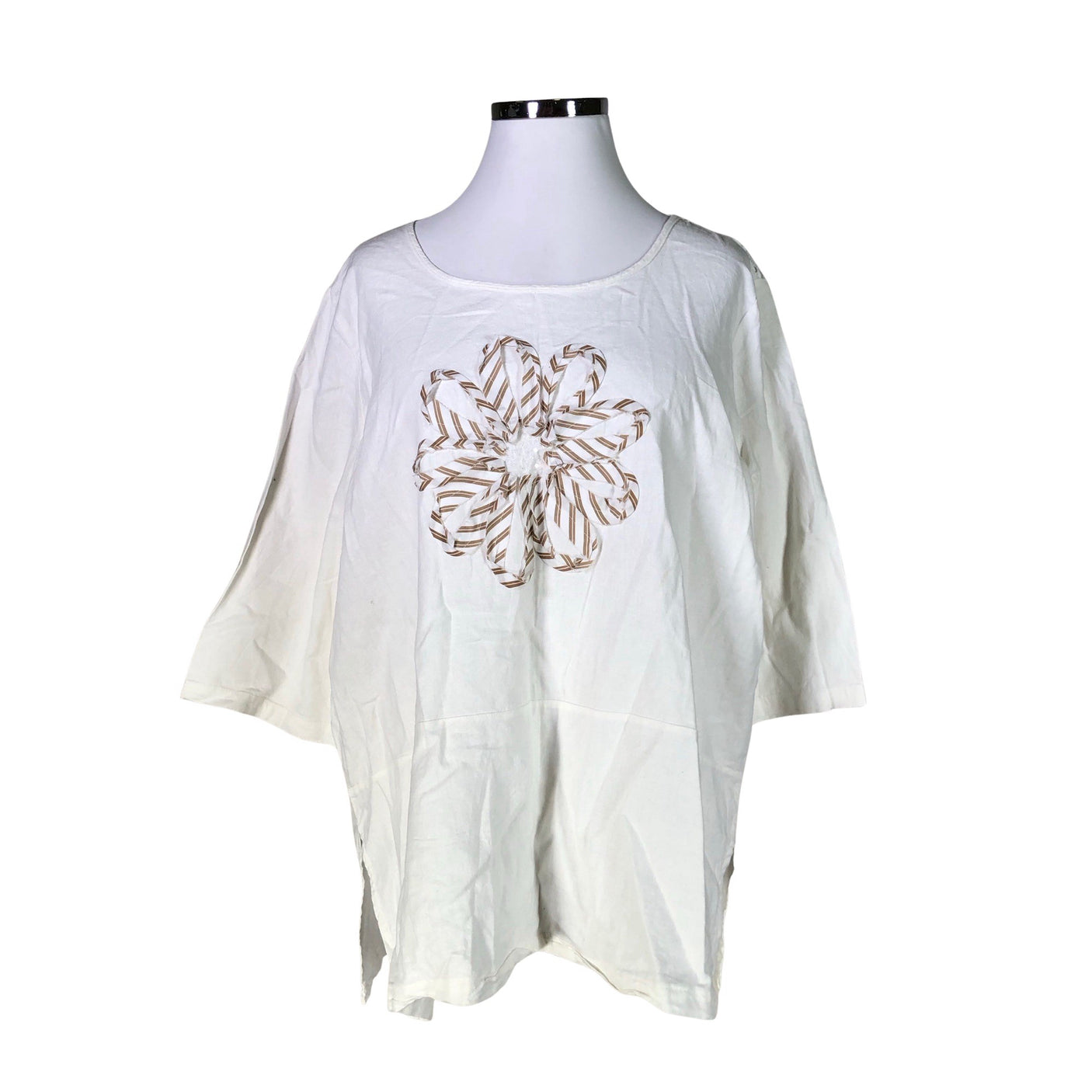 Unisex Laura Torelli - Mitteveniv tuunika, suurus 42 - Valge (1)