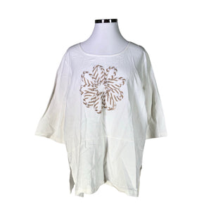 Unisex Laura Torelli - Mitteveniv tuunika, suurus 42 - Valge (1)
