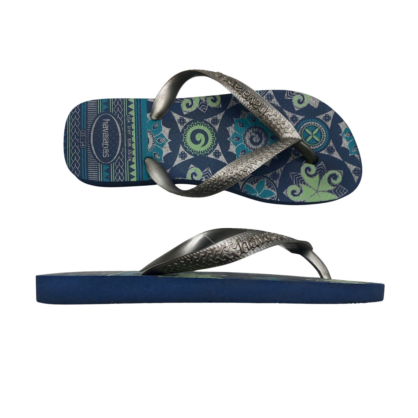 Unisex Havaianas - Plätud, suurus 35 - Sinine (1)