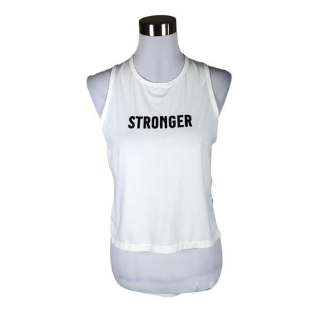 Unisex Stronger - Sporditopp, suurus 38 - Valge ()