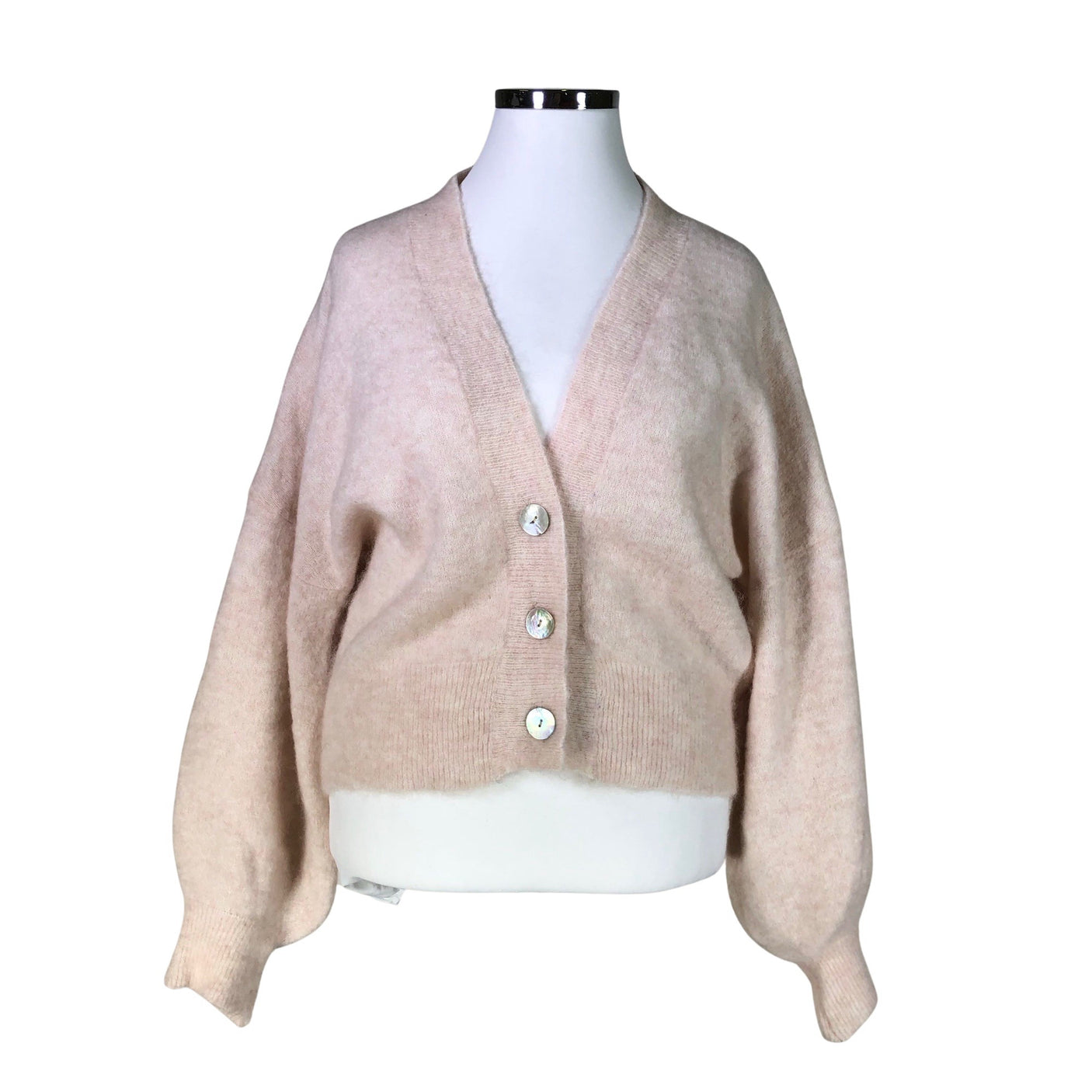 Unisex Bypias - Kardigan, suurus 42 - Heleroosa (1)