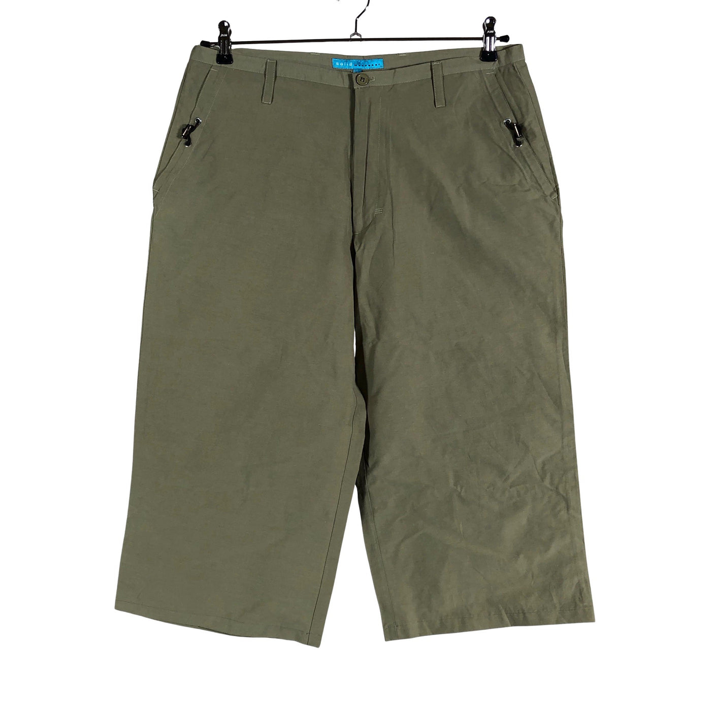 Unisex Solid - Lühikesed püksid, suurus L - Roheline (1)