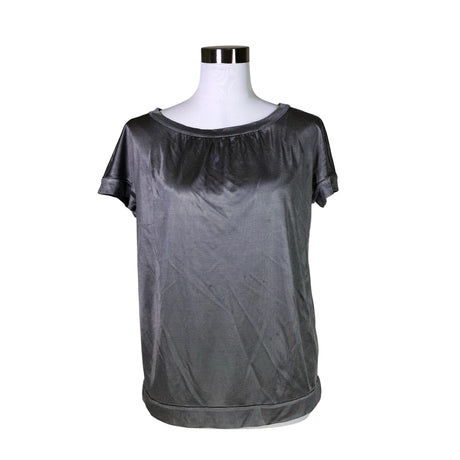 Unisex Armani Collezioni - Lühikeste käistega pluus, suurus 40 - Hall ()