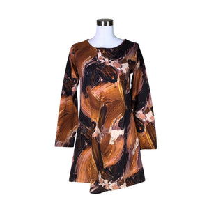 Unisex Blaa - Trikotaažist kleit, suurus 36 - Pruun (1)