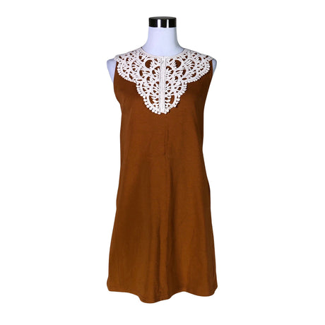 Unisex Lumoan - Trikotaažist kleit, suurus 36 - Pruun ()