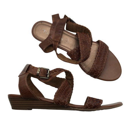 Unisex Tamaris - Kiilkontsaga rihmikud, suurus 39 - Pruun ()