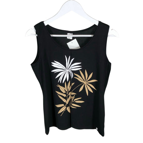 Unisex Nanso - Trikotaažist topp, suurus 40 - Must ()