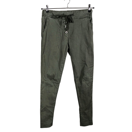 Unisex Perfect Jeans - Mittevenivad püksid, suurus 34 - Roheline ()