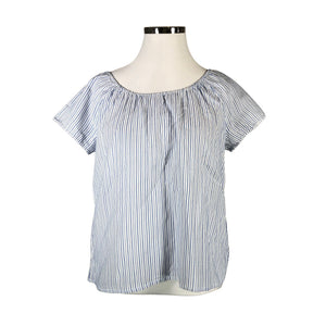 Unisex Lindex - Lühikeste käistega pluus, suurus 42 - Valge (1)