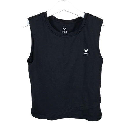 Unisex Soc - Sporditopp, suurus 146 - 152 - Must ()