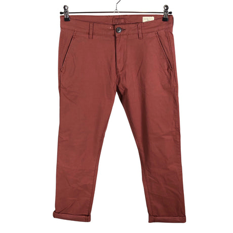 Unisex Selected - Mittevenivad püksid, suurus W31 - Veinipunane ()