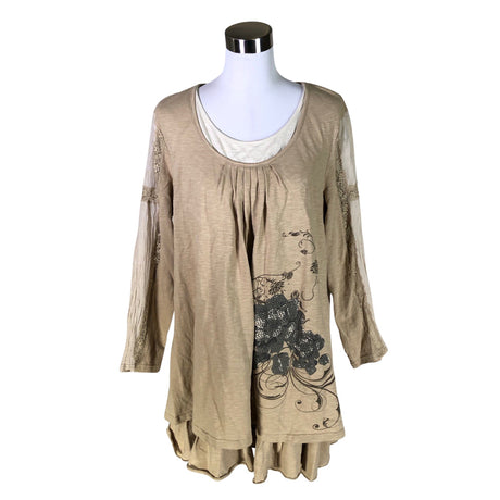 Unisex Zay - Trikotaažist kleit, suurus 40 - Beige ()