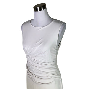 Unisex Andiata - Trikotaažist kleit, suurus 38 - Valge (3)