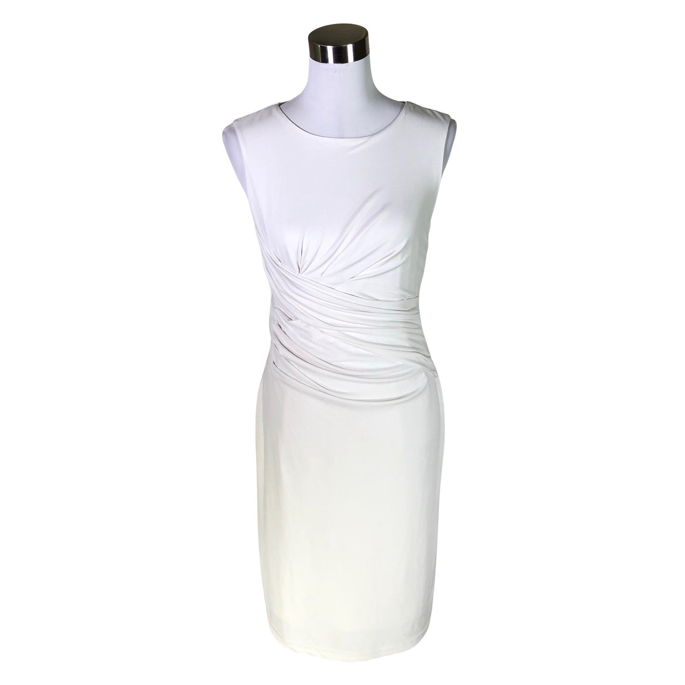 Unisex Andiata - Trikotaažist kleit, suurus 38 - Valge (1)