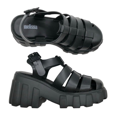 Unisex Melissa - Kontsaga rihmikud, suurus 37 - Must ()