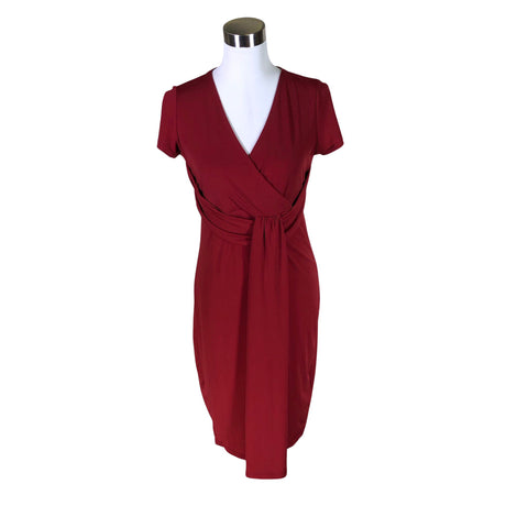 Unisex s.Oliver - Trikotaažist kleit, suurus 40 - Veinipunane ()