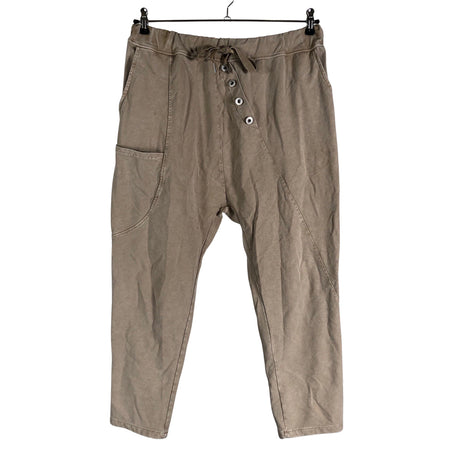 Unisex Perfect Jeans - Dressikangast poolpikad püksid, suurus 40 - Beige ()