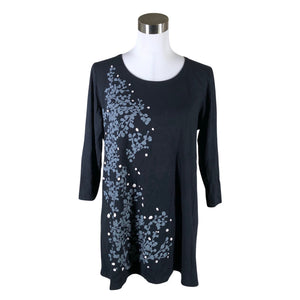 Unisex Nanso - Trikotaažist tuunika, suurus 40 - Must (1)