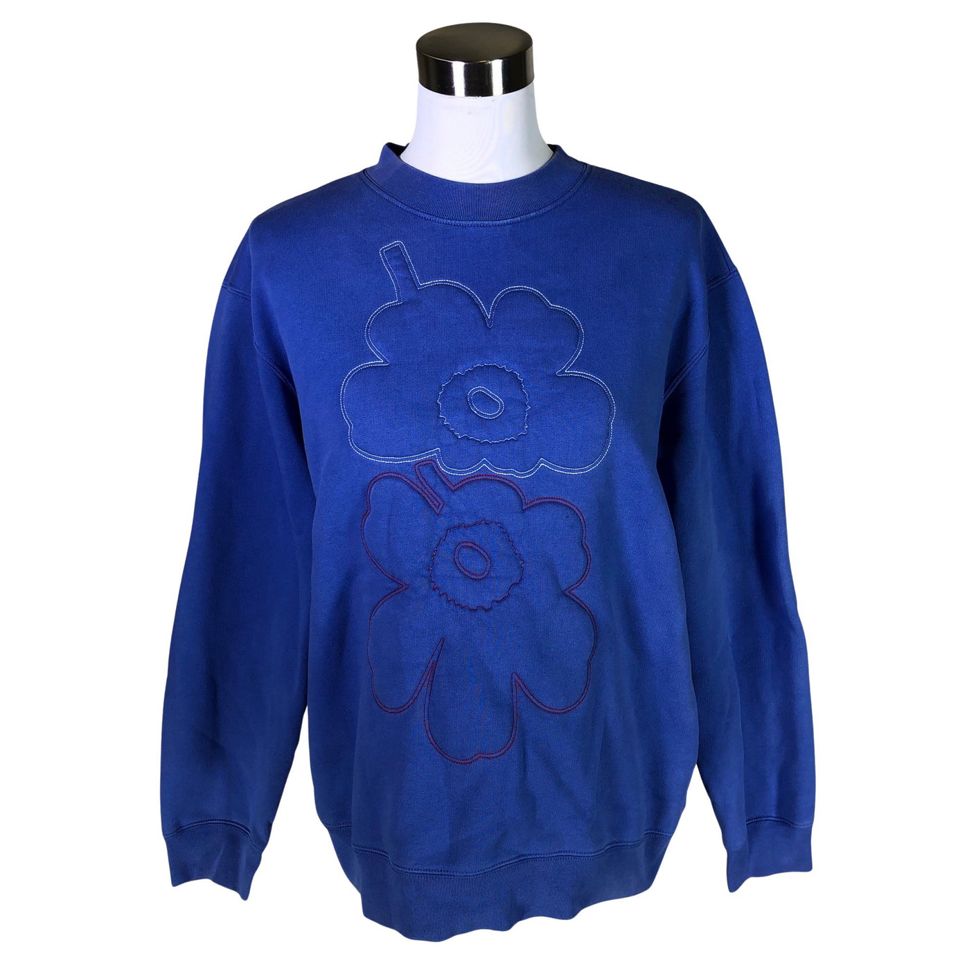 Unisex Marimekko - Dressikangast pluus, suurus 36 - Sinine (1)