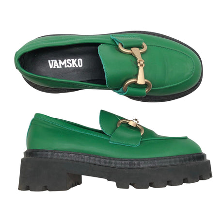 Unisex Vamsko - Mokassiinid, suurus 37 - Roheline ()