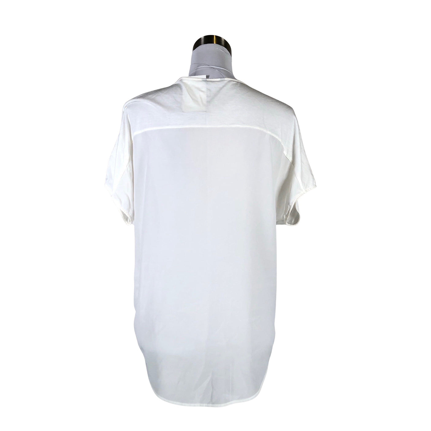 Unisex Massimo Dutti - Lühikeste käistega pluus, suurus 36 - Valge (2)