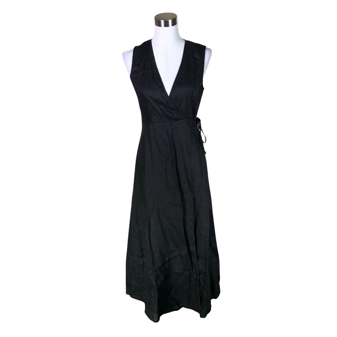 Unisex Lindex - Mitteveniv kleit, suurus 34 - Must (1)