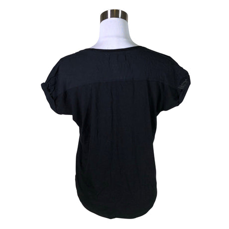 Unisex Esprit - Lühikeste käistega pluus, suurus 36 - Must (2)