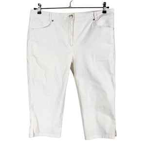 Unisex Steilmann - Teksast poolpikad püksid, suurus 44 - Valge (1)