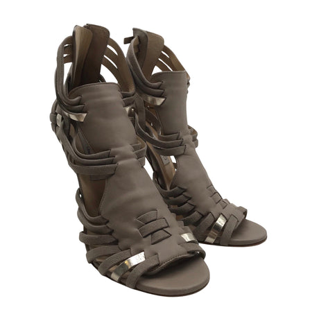 Unisex Jimmy Choo - Kontsaga rihmikud, suurus 37 - Hall (2)