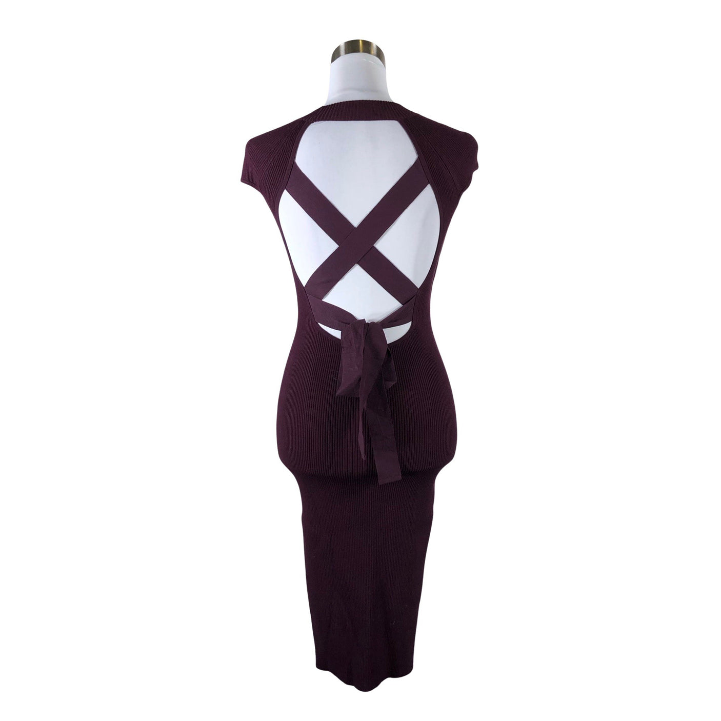 Unisex Bailey/44 - Kootud kleit, suurus 36 - Veinipunane (2)