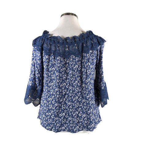 Unisex Cream - Pluus, suurus 44 - Sinine (2)