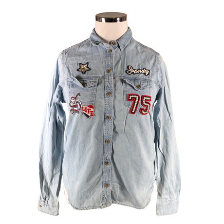 Unisex Superdry - Teksasärk, suurus 42 - Helesinine ()