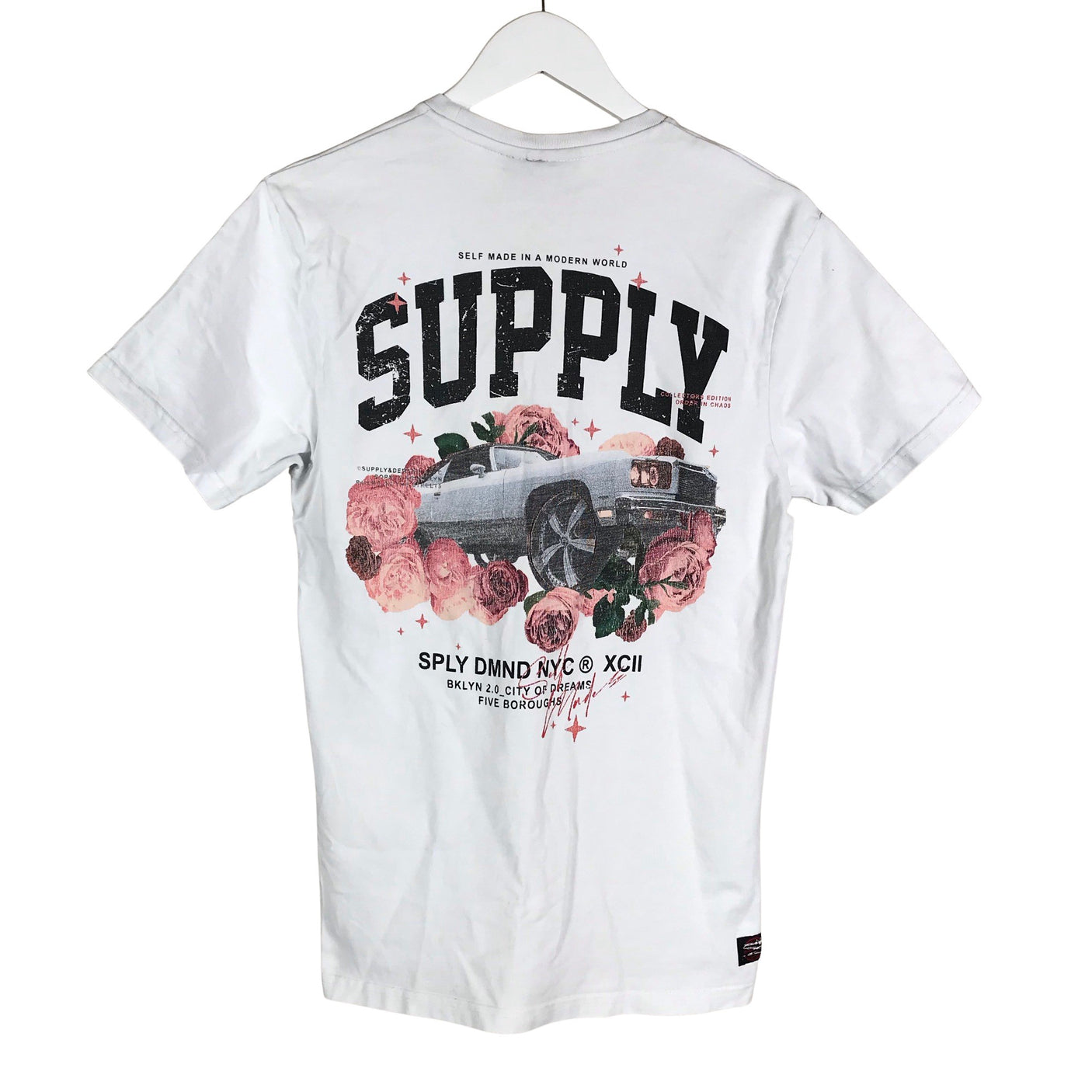 Unisex Supply & Demand - T-särk, suurus S - Valge (2)