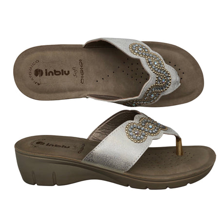 Unisex Inblu - Kiilkontsaga rihmikud, suurus 38 - Beige ()