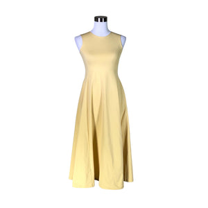 Unisex Uniqlo - Trikotaažist kleit, suurus 32 - Kollane (1)