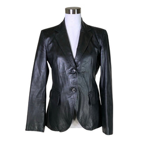Unisex Massimo Dutti - Nahkatakki, koko 40 -  (1)