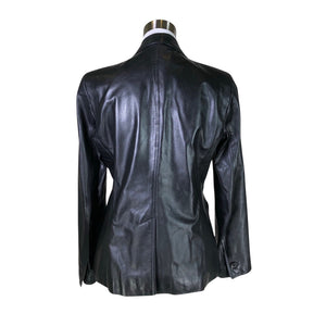 Unisex Massimo Dutti - Nahkatakki, koko 40 -  (2)